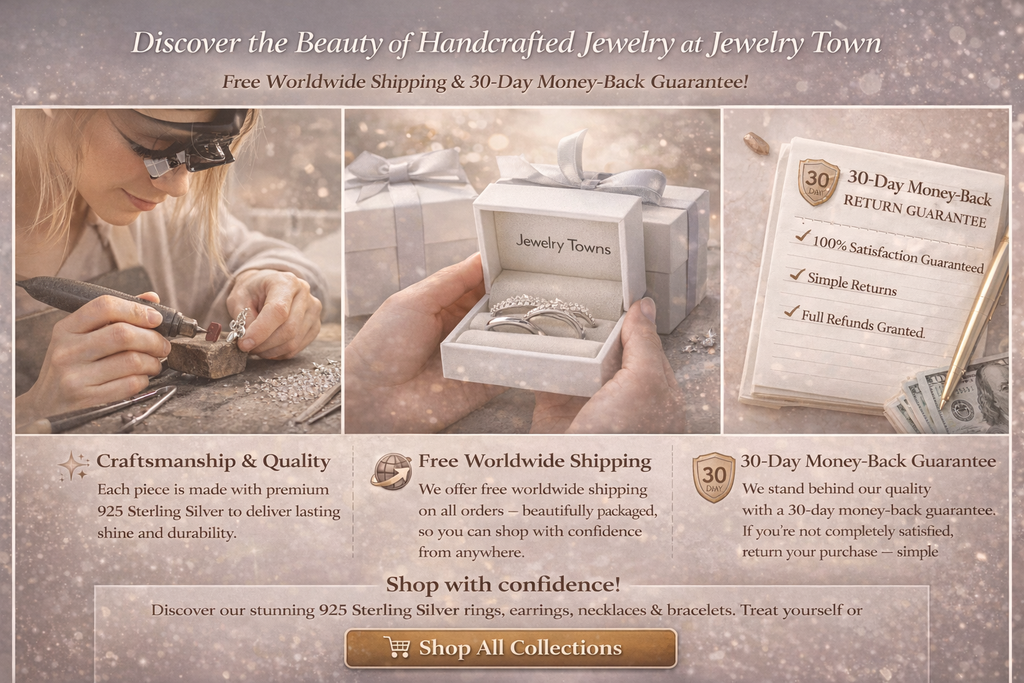 "Discover the Timeless Beauty of Handcrafted 925 Sterling Silver Jewelry