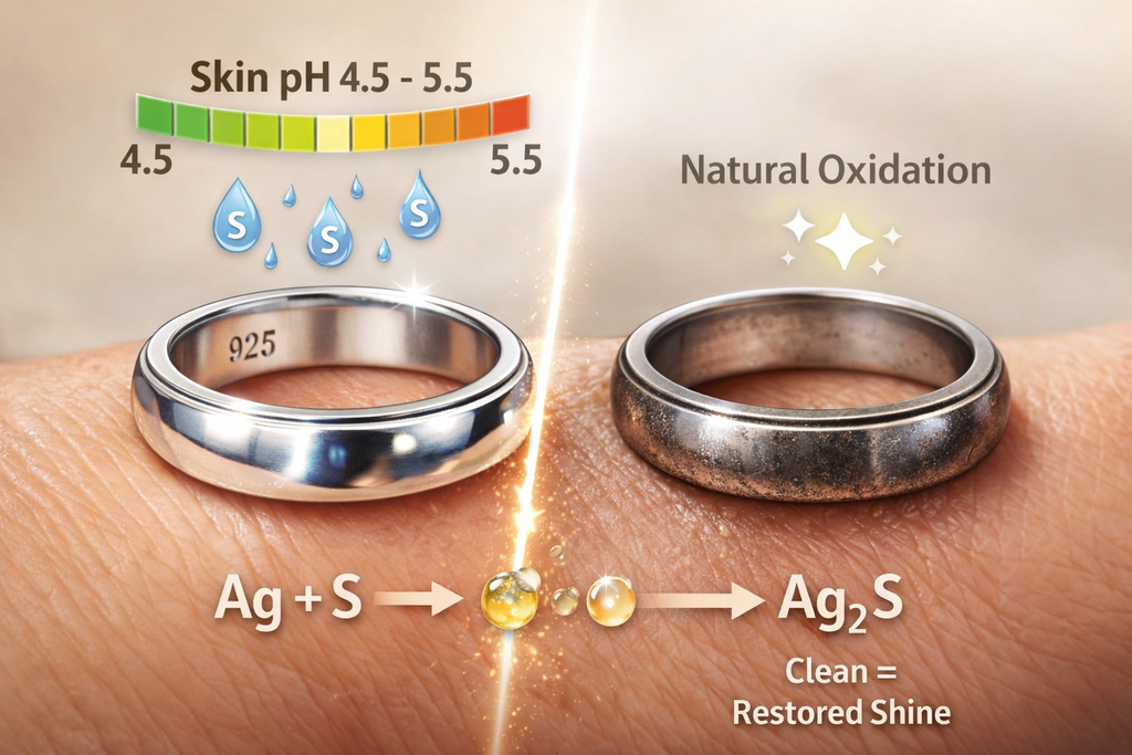 How Skin pH Affects the Color of Sterling Silver (Scientific Explanation 2026)
