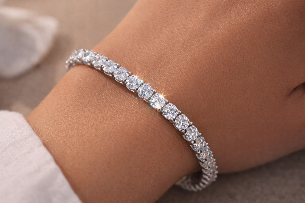 Moissanite Tennis Bracelet in 925 Silver — The Complete Guide