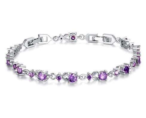 🌹 Rose Gold Chain Link Bracelet – Bold Elegance with a Feminine Sparkle