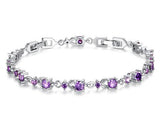 🌹 Rose Gold Chain Link Bracelet – Bold Elegance with a Feminine Sparkle