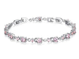 🌹 Rose Gold Chain Link Bracelet – Bold Elegance with a Feminine Sparkle