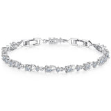 🌹 Rose Gold Chain Link Bracelet – Bold Elegance with a Feminine Sparkle
