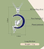 Pendant Necklace for Women | Fairy Necklace | Fairy Moon Necklaces | Blue Moon Necklaces|