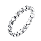 925 Sterling Silver Star Ring for Women – Minimalist Stackable Celestial Jewelry