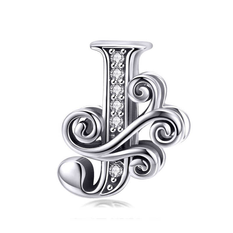 Sterling Silver Script Letter Charm E, 24 Gauge – Beaducation