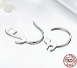 Little Cat Drop Earrings | Drop Earrings | Silver Earrings | Earrings