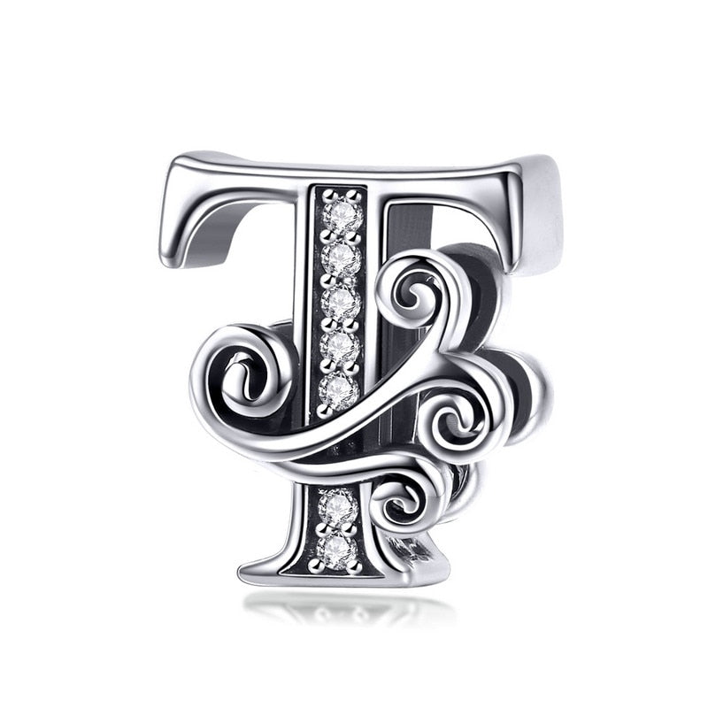 Sterling Silver Script Letter Charm X, 24 Gauge – Beaducation