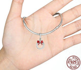 Red Bow Knot Charms