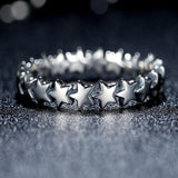925 Sterling Silver Star Ring for Women – Minimalist Stackable Celestial Jewelry