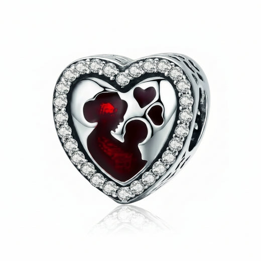 Great Mother's Love Heart Charm