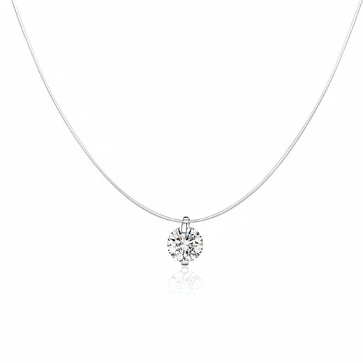 Starlit Harmony double-layer necklace in 925 sterling silver - five designs