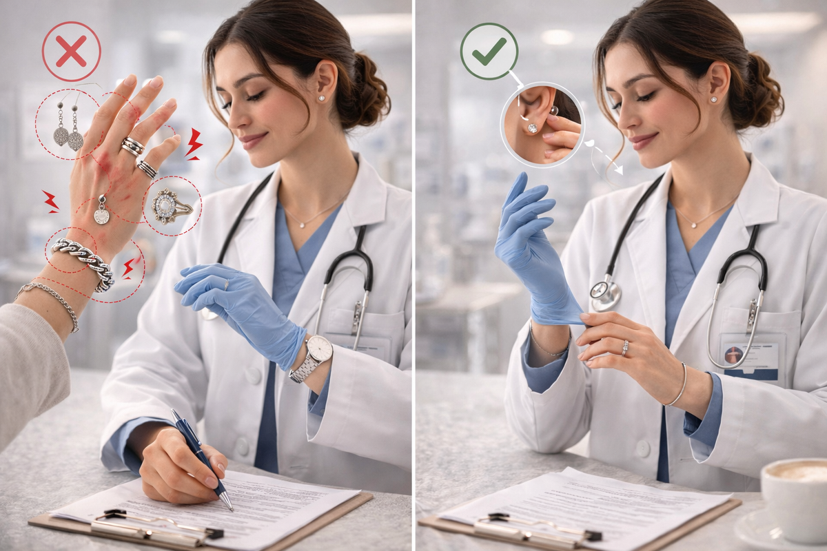Can Nurses Wear Sterling Silver Jewelry? The Complete Hospital-Safe Guide (2026)