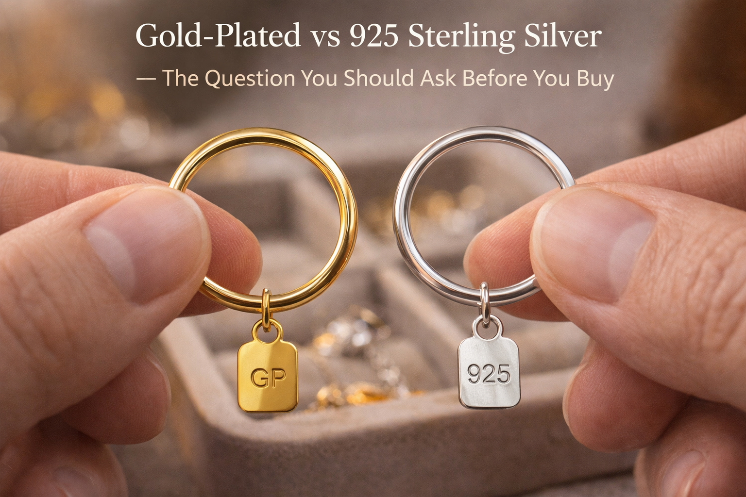 difference between gold plated and 925 sterling silver before buying jewelry