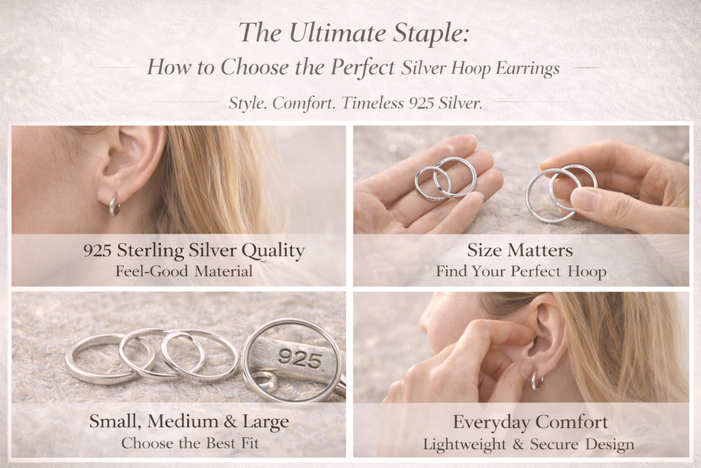 The Ultimate Staple: How to Choose the Perfect Silver Hoop Earrings