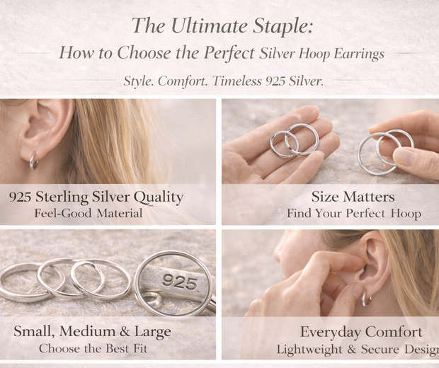 The Ultimate Staple: How to Choose the Perfect Silver Hoop Earring