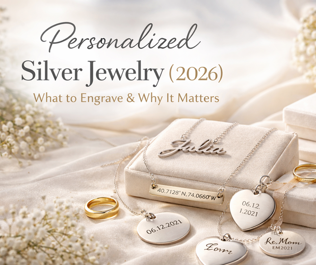 Personalized Silver Jewelry (2026): Why a Name Feels Closer Than Any Trend