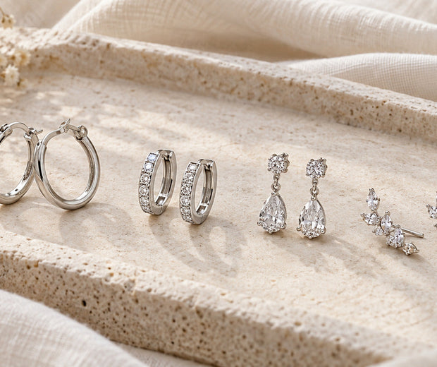Stud hoop huggie drop climber and threader earrings for Jewelry Towns earring types guide