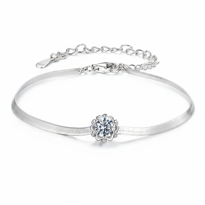 Cherry blossom bracelet in 925 sterling silver