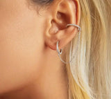 Double Chain Stud Earrings.