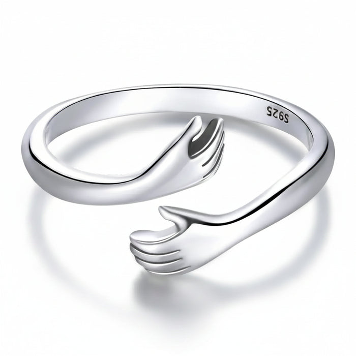 925 Sterling Silver His Big Loving Hugs adjustable ring – Jewelry Towns