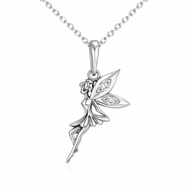 Flower Fairy Pendant Necklace Jewelry Town Store