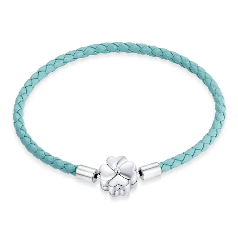 925 sterling silver lucky clover bracelet collection