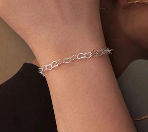 Hollow Heart Bracelet.