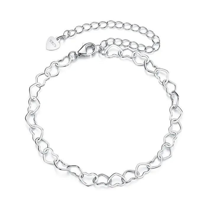Hollow Heart Bracelet.
