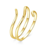 Multi-Layered Sterling Silver Ring.