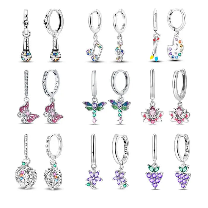 925 sterling silver drop earrings collection - 15 designs