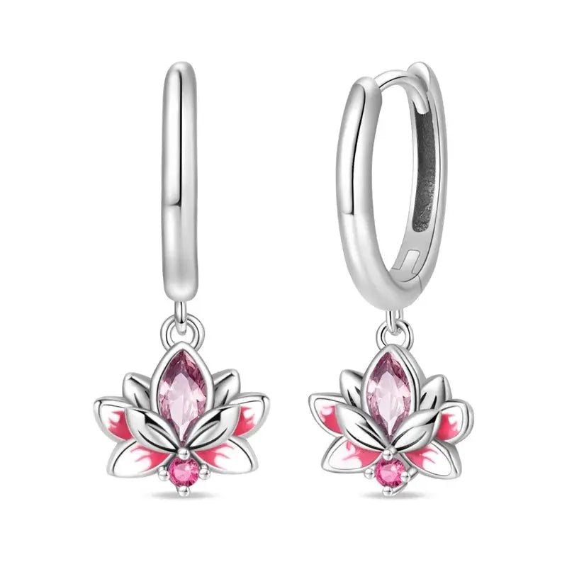 New 925 Sterling Silver Wine Cup Butterfly  Women Earrings Brilliant Wedding Engagement Star Earrings Jewelry Gift  Jewelry Town