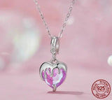 Pink Lady Butterfly Charm Bead.