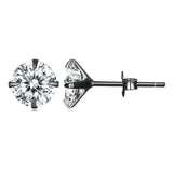 ✨ Platinum Plated CZ Stud Earrings.