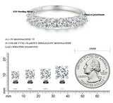 ✨ 925 Sterling Silver Patterned Moissanite Ring – Delicate Sparkle, Everyday Elegance