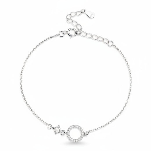 Simple sparkle bracelet in 925 sterling silver