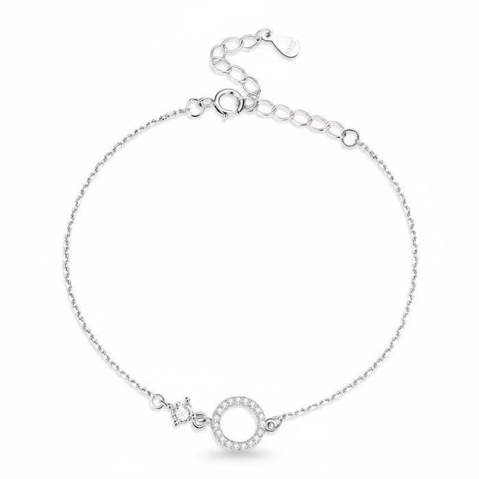 Simple sparkle bracelet in 925 sterling silver