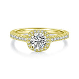 ✨ Solitaire Moissanite Engagement Ring.