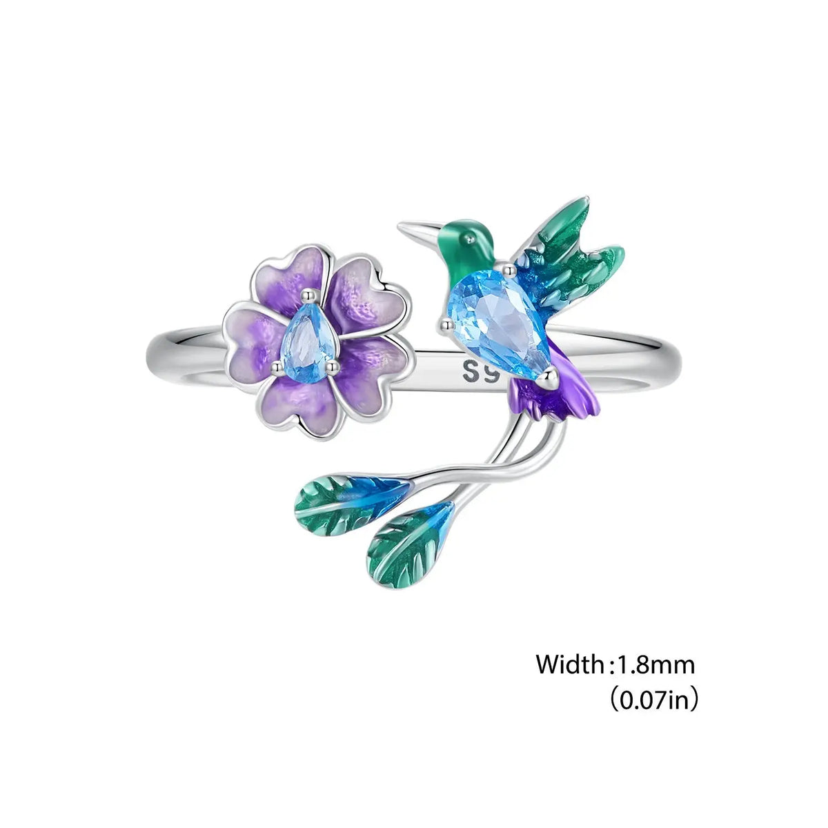 Model-wearing-the-full-flower-and-bird-silver-jewelry-set-for-evening