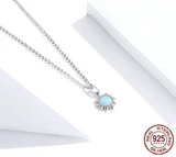 ✨ Sunflower Opal Pendant Necklace.
