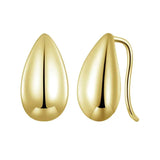 Teardrop High-Gloss Earrings.
