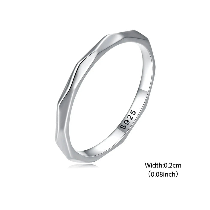 925-Sterling-Silver-Minimalist-Eternity-Band-Faceted-Geometric-Ring