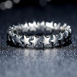 925 Sterling Silver Star Ring for Women – Minimalist Stackable Celestial Jewelry 