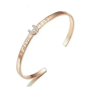 💗 Affectionate Bracelet – 925 Sterling Silver Rose Gold Plated Elegant Chain for Women 