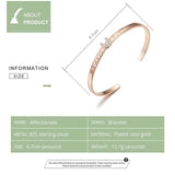 💗 Affectionate Bracelet – 925 Sterling Silver Rose Gold Plated Elegant Chain for Women 