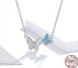 Flying Butterfly Short Necklace 