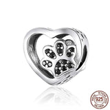 Heart-shape Paw Charm 
