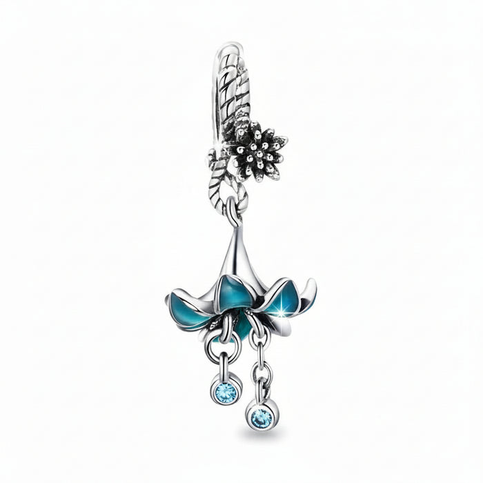 Enamel Flower Charm 
