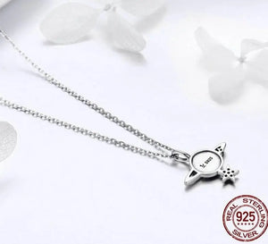 Secret Planet Sparkling Star Necklace 