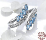 Butterfly Shape Ring – 925 Sterling Silver Hollow Carved Insect Ring 